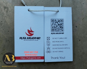Thẻ Treo Hai Mặt Có QR Code