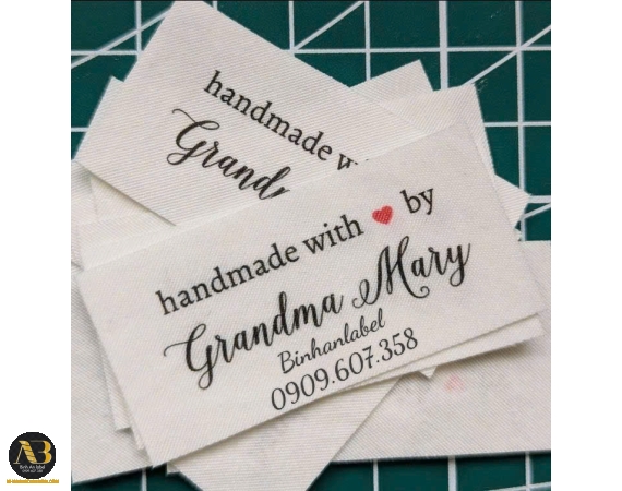 Nhãn Cotton In Logo Thương Hiệu