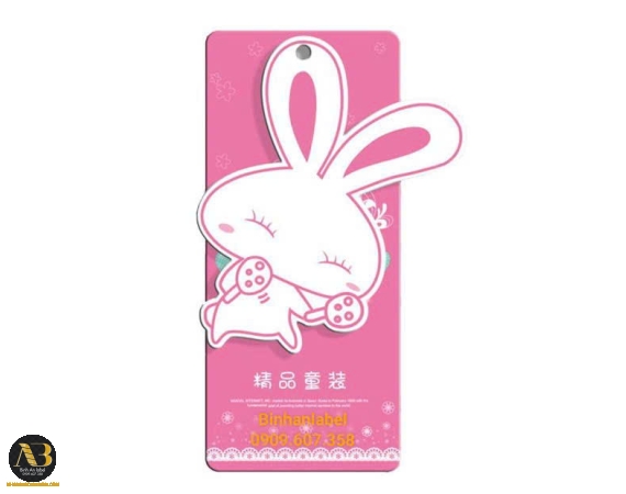 Thẻ Treo Quần Áo Trẻ Em Dễ Thương