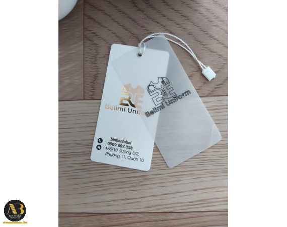 Thẻ Treo Ép Nhũ Vàng Cao Cấp